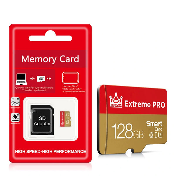 Microdrive 128GB TF Memory Card Class 10 High Speed Micro SD Card Flash Card Smart Card for Phone Camera Driving Recorder
