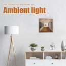 Naked Eye 3D Visual LED Wall Art with LED Lights with Stand Night Light with 3 Lighting Effects Wall Mounted Atmosphere Light for Living Room