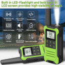 Baofeng BF-T22 Walkie Talkies 16 Channels 446MHz PMR License-Free Two-Way Radios LED Flashlight Hands-Free VOXs 1400mAh Type-C USB Charging