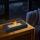 Rectangular Desktop Alcohol Fireplace Outdoor Portable Real Fire Fireplace Lamp Heater Modern Decorative Atmosphere Lamp