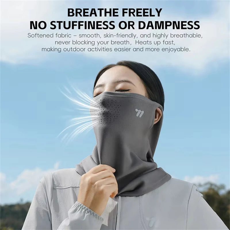 WEST BIKING Ear-hanging Thermal Cycling Mask Winter Breathable Windproof High Elastic Warm Neck Wrap for Cycling Skiing Climbing Outdoor Sports