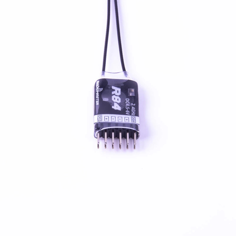 RadioMaster R84 2.4GHz 4CH Over 1KM PWM Nano Receiver Compatible FrSky D8 Support Return RSSI for RC Drone