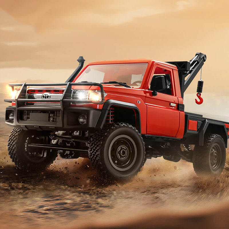 MNRC MN82T 1/12 2.4G 4WD RC Car for TOYOTA LC79 Rock Crawler RTR LED Light Climbing Off-Road Truck Vehicles Models Toys