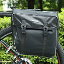 WEST BIKING 30L Bicycle Panniers Bag with Rain Cover Wear-resistant Cycling Travel Saddle Bag Night Reflective Bike Rear Luggage Bag for MTB