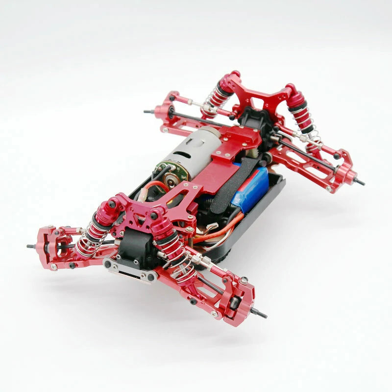 Wltoys 1/14 144001 144010 124019 Upgrade Metal Upgrade Parts With Shock Adapter Set RC Car Parts