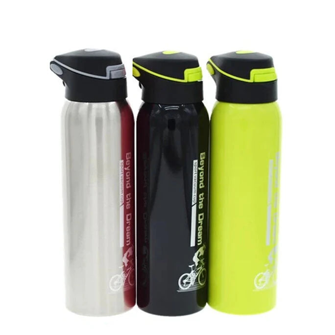 500ml Portable Cycling Water Bottle, Large Capacity 304 Stainless Steel Sports Bottle Suitable For Mountain Bikes And Road Bikes