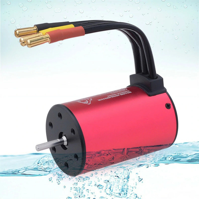 Surpass Hobby 3660 Brushless Waterproof RC Car Motor 3.175mm 2200KV 2600KV 3100KV 3500 4200KV For 1/10 RC Car Vehicle Parts