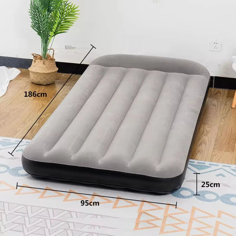 IPRee Air Cushion Inflatable Mattress Camping Air Cushion Bed With Built-In Pillow Foldable Storage Suitable For Home, Camping, SUV, Truck Tent