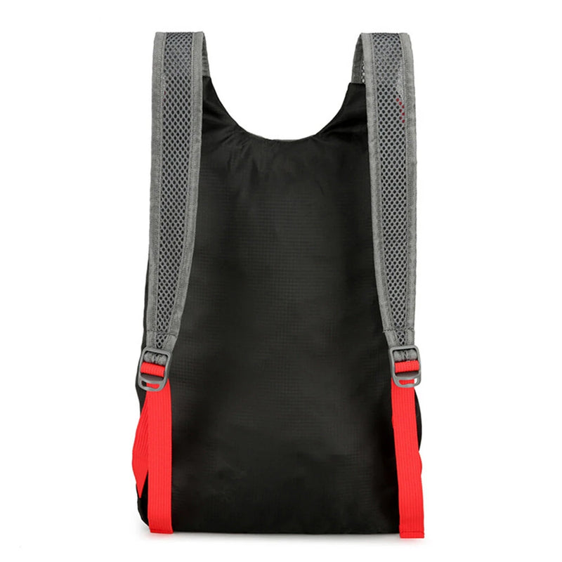 IPRee Multifunctional Outdoor Folding Backpack High Density Lightweight Waterproof Nylon Fabric Sports Bag for Camping Hiking Travel