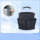 Portable Oxford Cloth Storage Basket Picnic Basket Storage Bag Picnic Bag Wash Storage Swimming Tool Chair Handheld Foldable Storage Basket for Home Travel