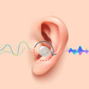 Black/White Rechargeable Portable Adjustable Hearing Earphones Invisible-In-Canal Sound Amplifier