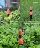 10pcs Adjustable Dripping Sprinkler Water Irrigation System Outdoor Cooling Greenhouse Planting Garden Flowering