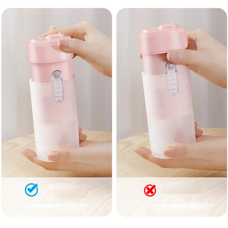 Portable Cordless Water Flosser with 4 Modes & 4 Nozzles Rechargeable  IPX7 Waterproof 200ml Telescopic Water Tank Travel Oral Irrigator