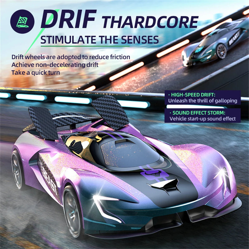 ZLL SG208 PRO RTR 1/24 2.4G 4WD Drift RC Car High Speed 360 Rotation Music Stunt LED Light On-Road Racing Vehicles Models Toys