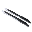 1pair PUDU 350mm Carbon Fiber Main Rotor Blade Propeller For RC Helicopter