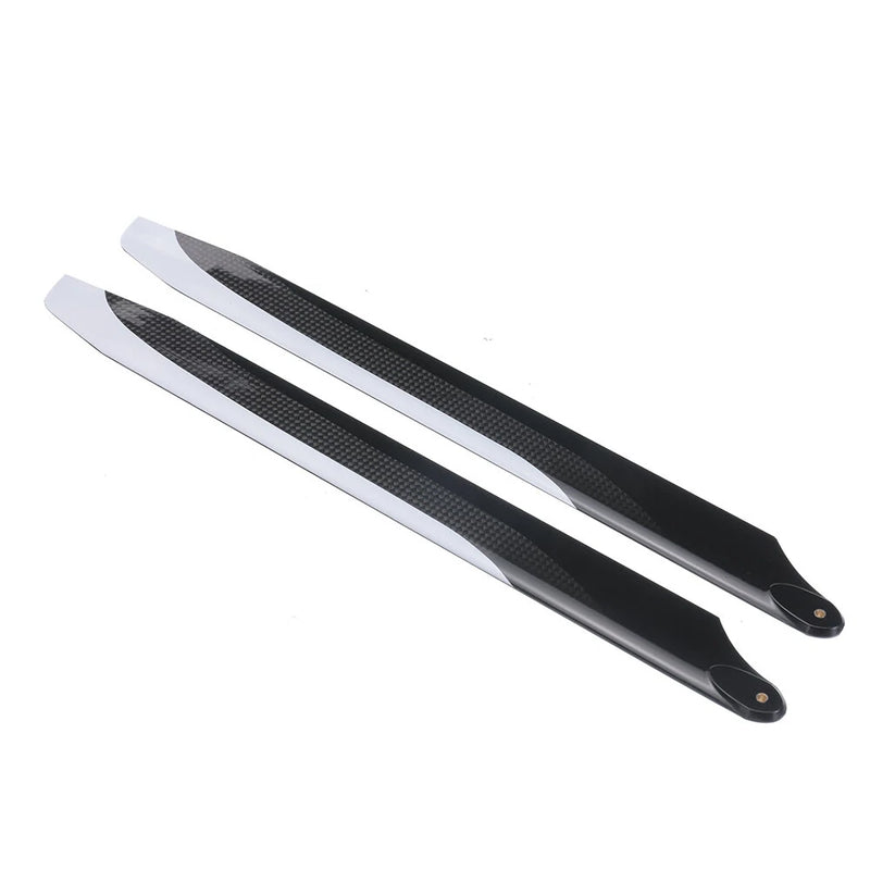 1pair PUDU 350mm Carbon Fiber Main Rotor Blade Propeller For RC Helicopter