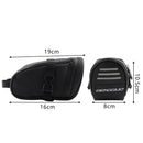 BENGGUO 1L Portable Bike Saddle Bag Hang Taillight Reflective Large Capacity Bicycle Under Seat Storage Pack for Outdoor Cycling