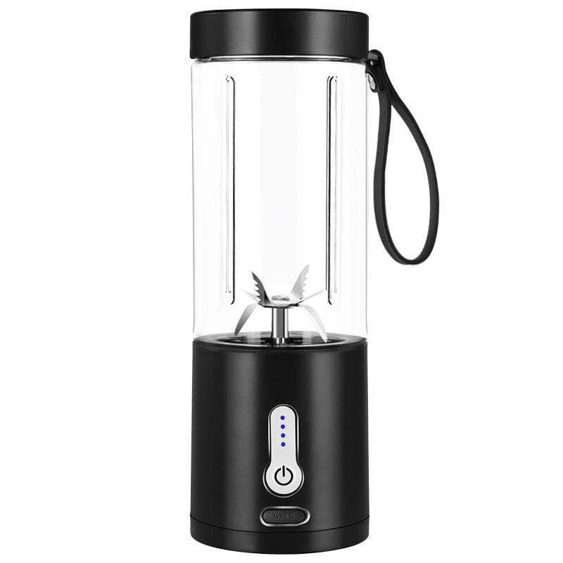 530ML Powerful Portable Blender for Smoothies Shakes USB Rechargeable Food Processor Fruit Mixer Machine Mini Juicer Blender Cup