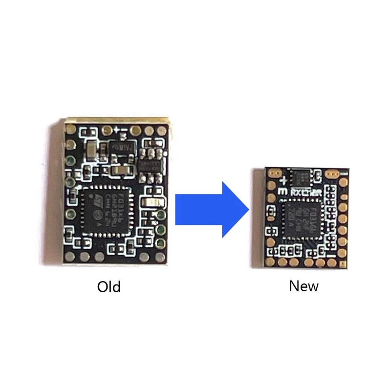 RX121BR 12-in-1 Multi-protocol 0.3g Ultra Small Static Modified Receiver for 1/64 1/87 RC Model Futaba Radiomaster Jumper Radiolink DUMBOR FRSKY FLYSKY Radio Transmitter