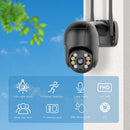 4MP/5MP/8MP Security WIFI PTZ Full HD Camera Night Vision AI Human Detections IP66 Waterproof Auto Tracking Two-way Audio Surveillance Camera EU Plug for Home Outdoor Security Monitoring