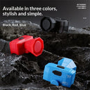 WEST BIKING 120dB Mini Bicycle Horn Type-C Charging 5 Modes Warning Waterproof Electric Bike Bell for MTB Riding Safety