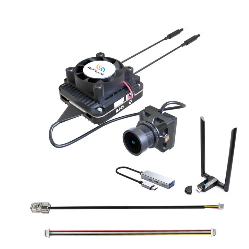 RunCam WiFiLink 2 High Performance 120FPS Camera Low Latency 720P 1080P AIO HD Digital Image Transmission FPV Transmitter Based on OpenIPC for FPV Drone