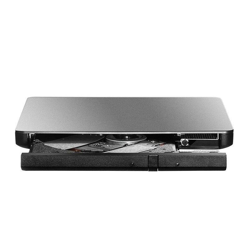 Lenovo DB85 External CD/DVD Drive 2-in-1 Type-C+USB CD DVD RW Drive Player Optical Burner Drive Plug and Play for PC Laptop