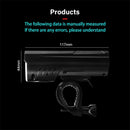 Bikight 4 in 1 Solar Bike Headlight 1000Lm Brightness 4000mAh Battery Power Bank 8 Light Modes Waterproof Bicycle Front Light with 130db Horn for Night Cycling