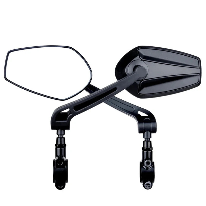 XANES 1 Pair HD View MTB Road Bike Mirrors 360 Adjustable Handlebar Rearview Mirror for Bicycle Motorcycle Accessories Rear Mirror