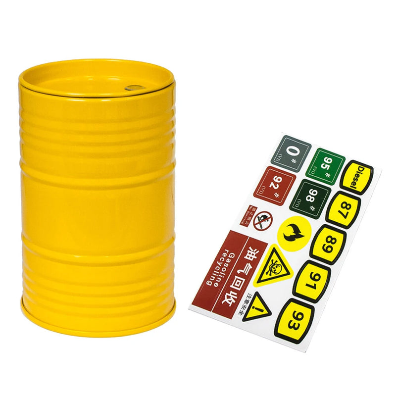 Simulation Decorative Oil Drum Accessories for 1/8 1/10 Climbing Car TRX4 SCX10 Vehicles Models RC Car Parts