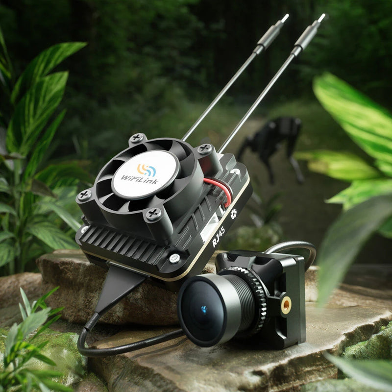 RunCam WiFiLink 2 High Performance 120FPS Camera Low Latency 720P 1080P AIO HD Digital Image Transmission FPV Transmitter Based on OpenIPC for FPV Drone