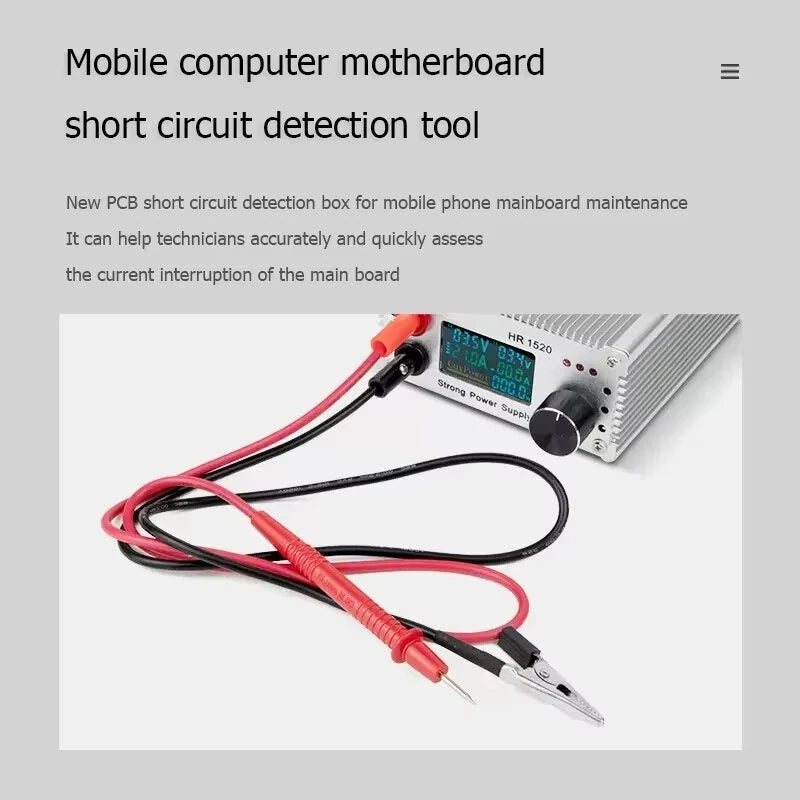 HR1520 Short Killer Pro Phone PCB Board Short Circuit Fault Probe Motherboard Short Circuit Burning Repair Tools Shortkiller