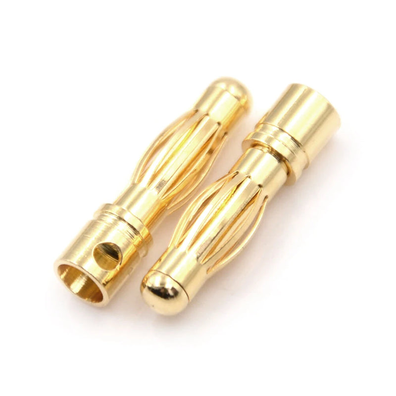 5Pairs 4mm RC Battery Gold-plated Bullet Banana Plug High Quality Male Female Bullet Banana Connector