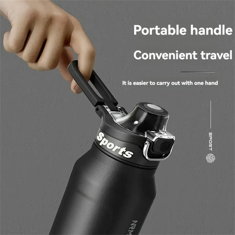 IPRee 1L Thermos Water Bottle 316 Stainless Steel Vacuum Flas Tumbler Coffee Cup Insulated Hot Tea And Cold Water Bottle Thermal Drink