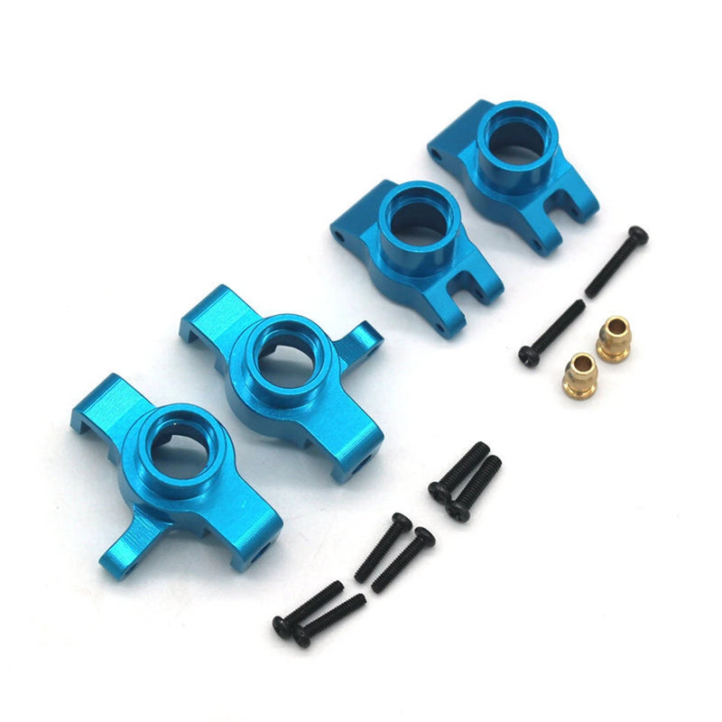 Upgraded Metal Spare Parts Front Steering Cup Rear Wheel Seat Set for 1/20 MJX 20208 JJRC C8811 RC Car Vehicle Models Parts