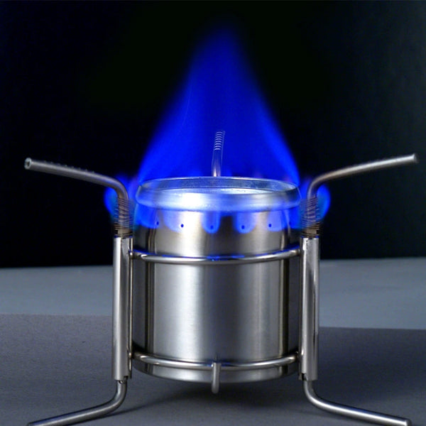 IPRee Mini Portable Liquid Alcohol Stoves Camping Picnic Stove Outdoor Stainless Steel Liquid Alcohol Stove Liquid Burner for Camping