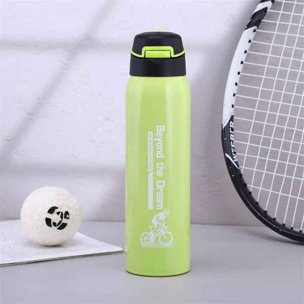 500ml Portable Cycling Water Bottle, Large Capacity 304 Stainless Steel Sports Bottle Suitable For Mountain Bikes And Road Bikes