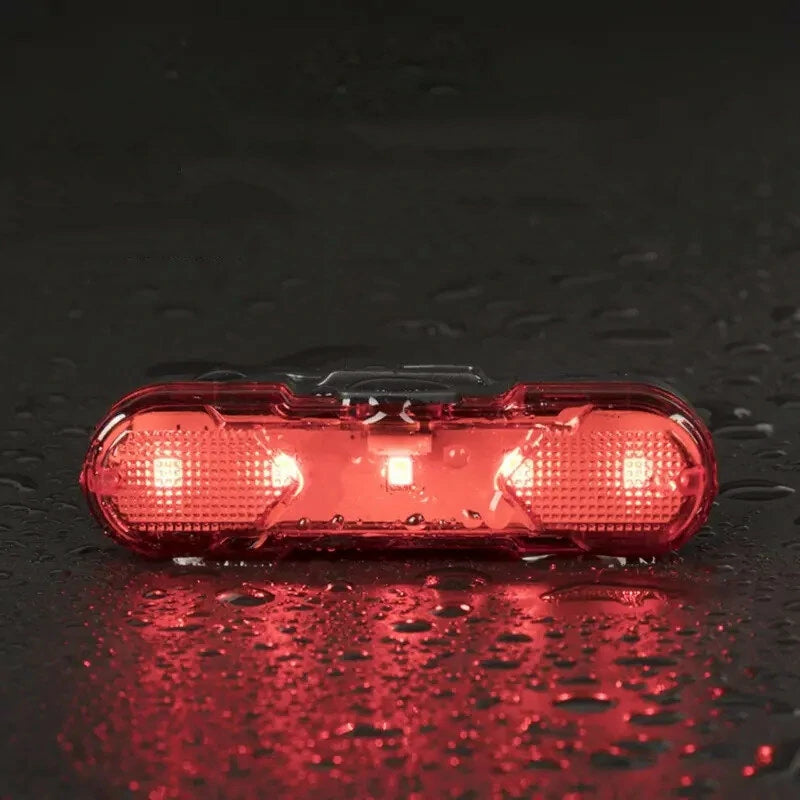 Bike Rear Light  USB Rechargeable Bicycle Tail Light For Cycling Helmet Backpack Safety Warning TailLight