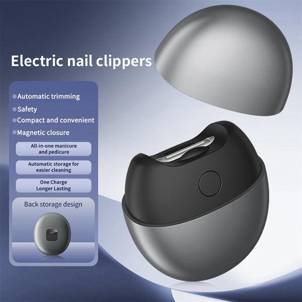 Portable USB Rechargeable Electric Nail Clippers M5 Safe Low Noise Type-C Charging for Home Travel Use
