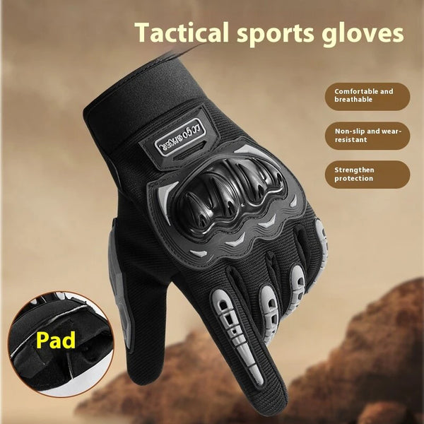 XANES Bicycle Gloves Winter Riding Breathable Gloves Hard Knuckle Touchscreen Motorbike Gloves Tactical Gloves for Cycling Hiking Outdoors