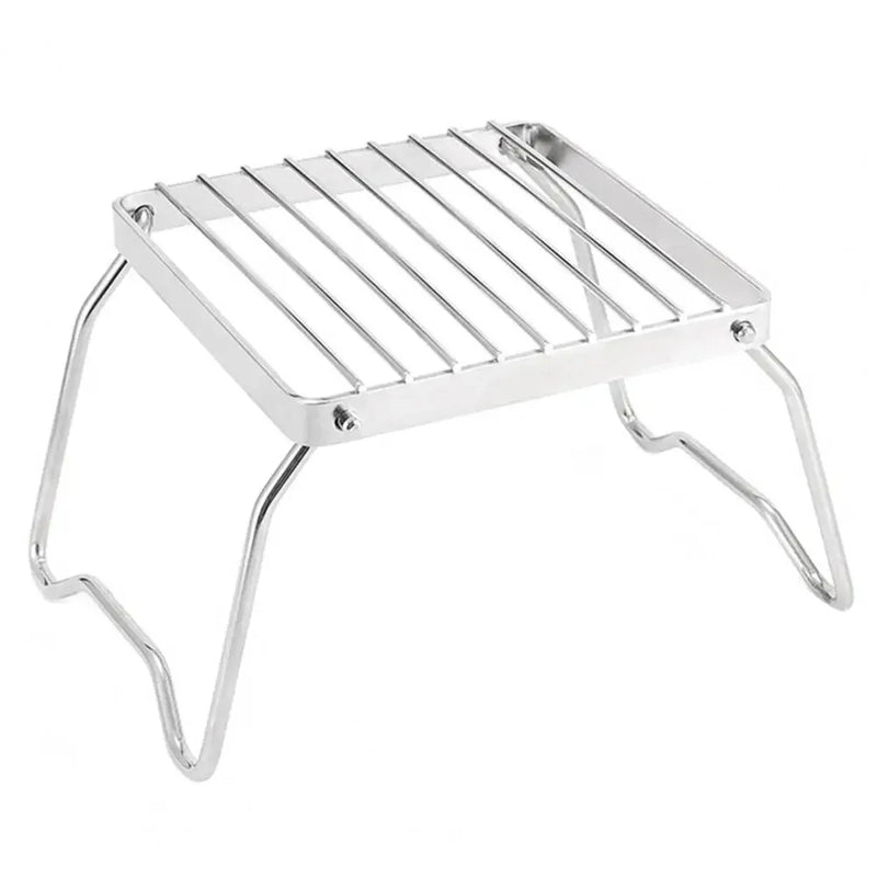 Outdoor Portable Foldable Stove Stand Rack Camping Pot Bracket Holder Gas Stoves Burner Bracket Travel BBQ Barbecue Accessories