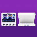 MiraBox MBox N4 Stream Deck with 10 LCD Buttons and 4 Rotary Knobs Live Streaming Controller Touch Screen Customizable Macros Mini Keypad Custom Stream Dock