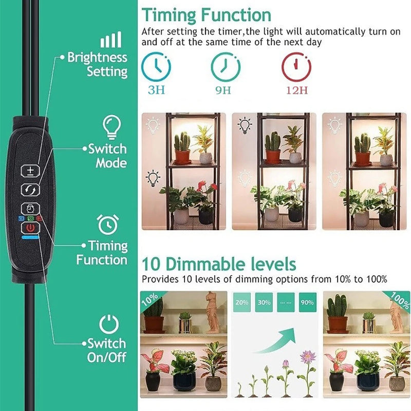 LED Quantum Board Plant Growth Lamp Indoor Aquarium Seedling Landscape Full Spectrum Green Plant Succulent Plant Fill Light