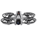 YLR/C YL05 WiFi FPV with 4.9inch LCD Screen Controller HD Dual Camera Electrically Adjustable Optical Flow Hover Circle Protection LED Brushless 2.4G 4CH 6-Axis Remote Control Toys RC Drone Quadcopter RTF