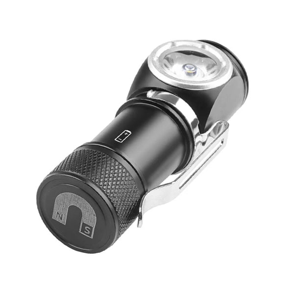 P8 LED 600LM Mini Flashlight Built-in Battery Type-C Charging Portable Strong Light Multi-Function With Magnet Pen Clamp Head Light