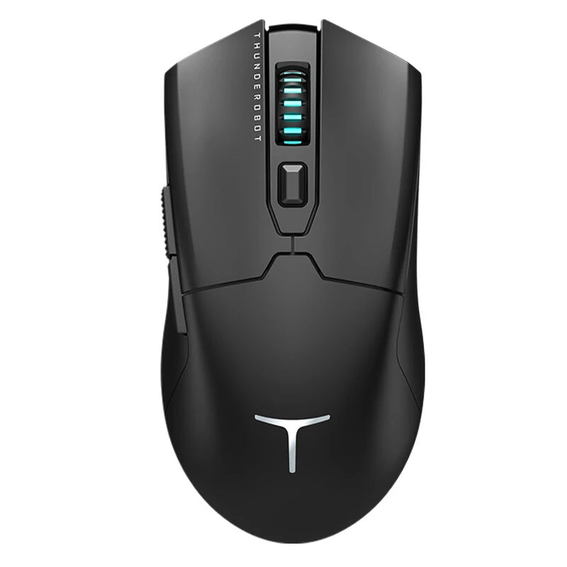 ThundeRobot ML602 Dual Mode Wireless Gaming Mouse PAW3104 Sensor 8000 DPI 1KHz Wireless Return Rate 2.4G/Wired E-sports Gamer Mice for PC Laptop Computer 64g Lightweight