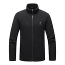 TENGOO HP-09 9 Heated Area Jacket USB Charging 3 Gear Adjustable Temperature with Digital Display Windproof Fleece Heated Jacket Winter Coat for Outdoor Sports