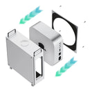 Ulanzi QT01 Mini Aluminum Alloy Computer Case for Mac Mini M4/M4 Pro with Magnetic Side Stand Dustproof Shockproof Expansion Case