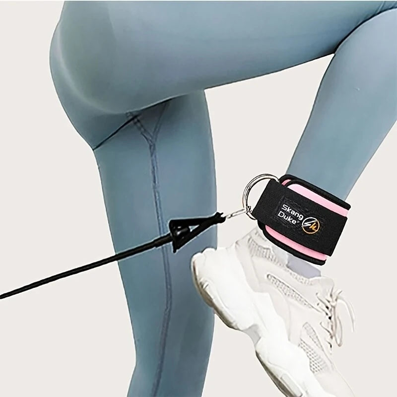 SKangDuke 1 Single Padded Fitness Protective Gear Anklet Straps for Home Gym Glute Workouts Leg Extensions Hip Abductors