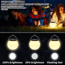 Portable Camping Lamp With Hook USB Rechargeable Tent Lighting Decorations Waterproof Garden Rechargeable Outdoor Waterproof Long-lasting Flashlight Camping Lights